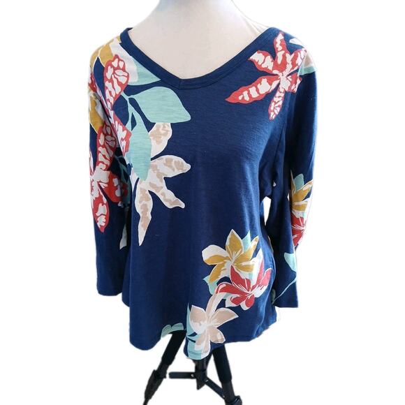 Chico's Tops - Chico's Women's floral top Size 3‎ ( XL)